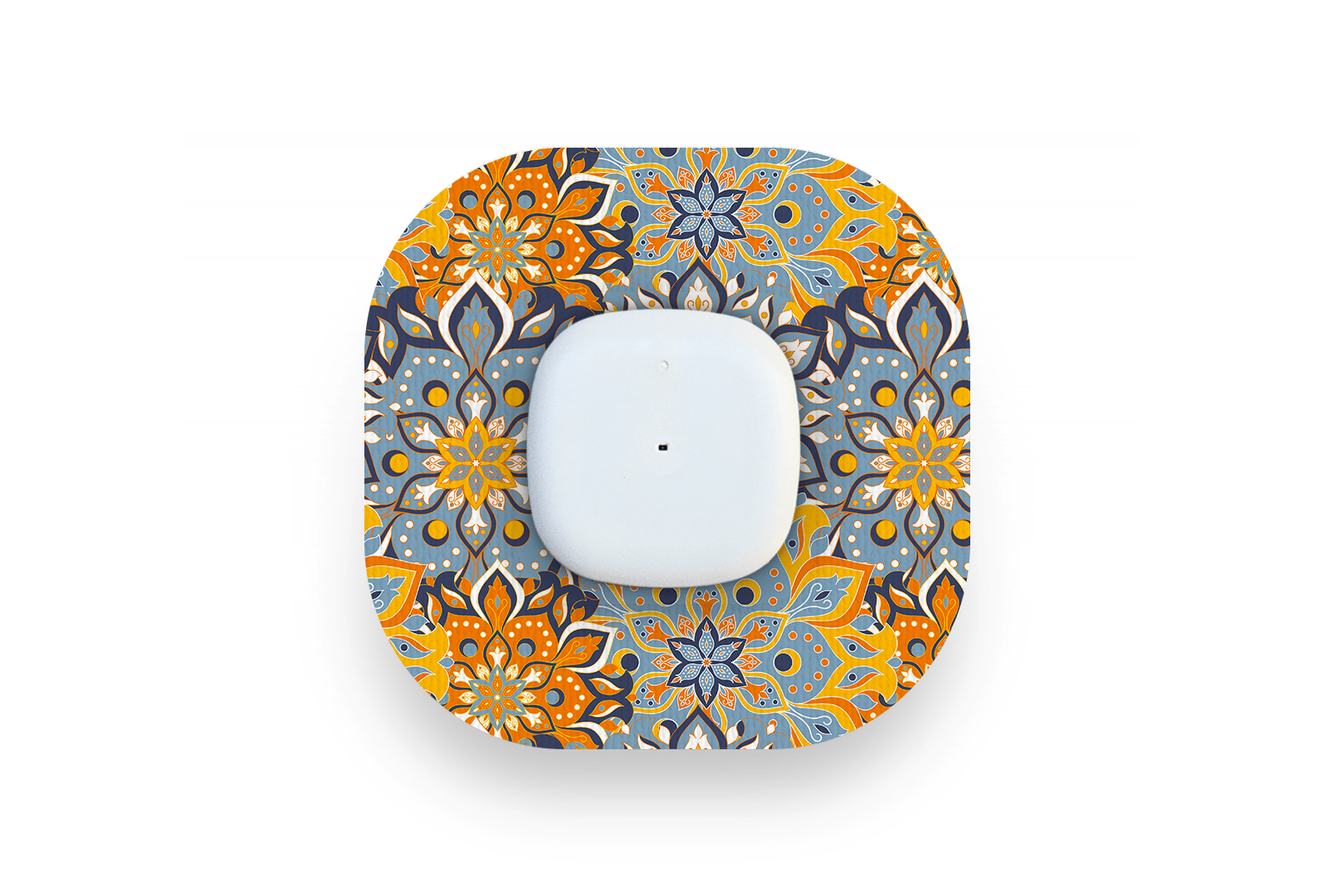 70's Funky Florals Patch for Guardian diabetes supplies and insulin pumps