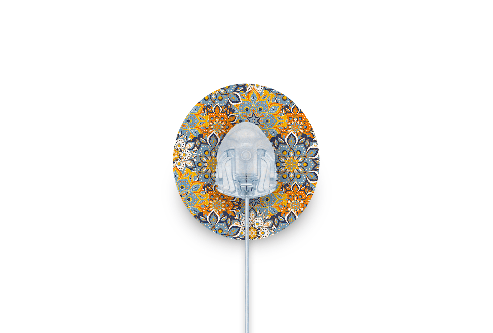 70's Funky Florals Patch for Autosoft 90 diabetes supplies and insulin pumps