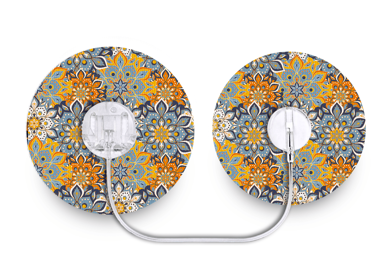 70's Funky Florals Patch for Tru - Steel diabetes supplies and insulin pumps