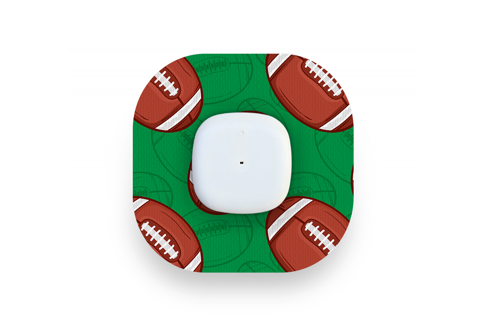 American Football Patch - Simplera for Single diabetes supplies and insulin pumps