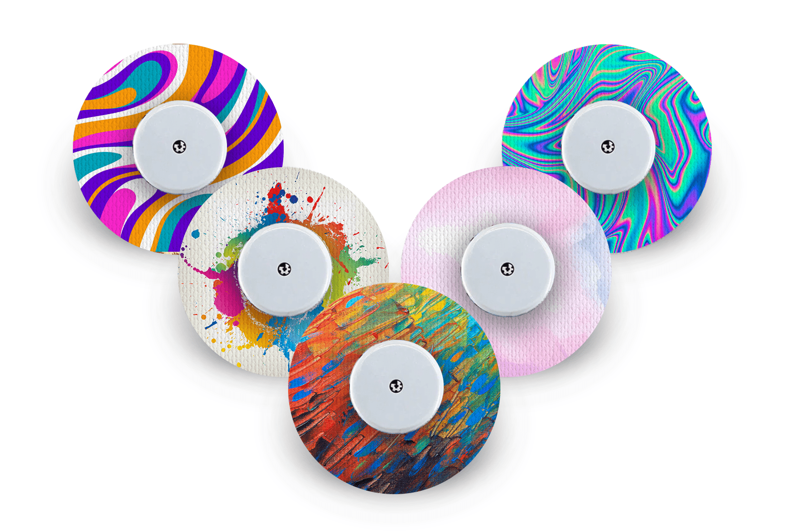 Artistic Patch Pack for Freestyle Libre - 5 Pack diabetes supplies and insulin pumps