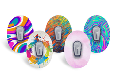 Artistic Patch Pack for Dexcom G6 / One - 5 Pack diabetes supplies and insulin pumps