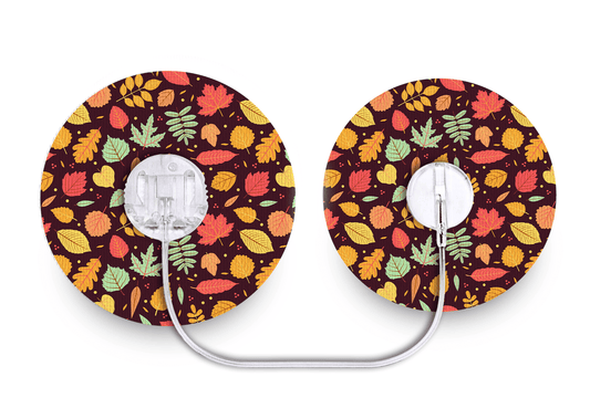 Autumn Vibes Patch - Tru - Steel for Single diabetes supplies and insulin pumps