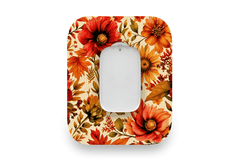 Patch mit Herbstblumen für Medtrum CGM-Diabeteszubehör und Insulinpumpen