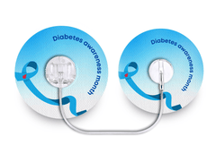 Awareness Ribbon Patch - Minimed Sure - T for Single diabetes supplies and insulin pumps