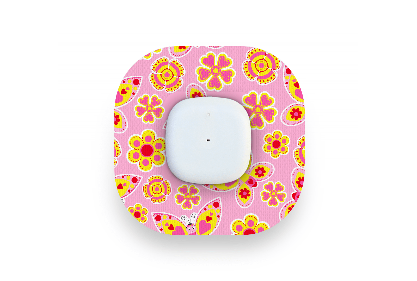 Baby Butterflies Patch - Simplera for Single diabetes supplies and insulin pumps