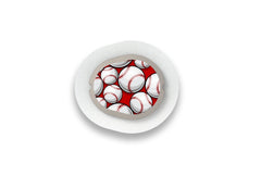 Baseball Sticker for Novopen 4, 5, 6, or Echo diabetes supplies and insulin pumps