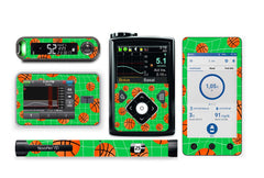 Basketball Sticker for Novopen 4, 5, 6, or Echo diabetes supplies and insulin pumps