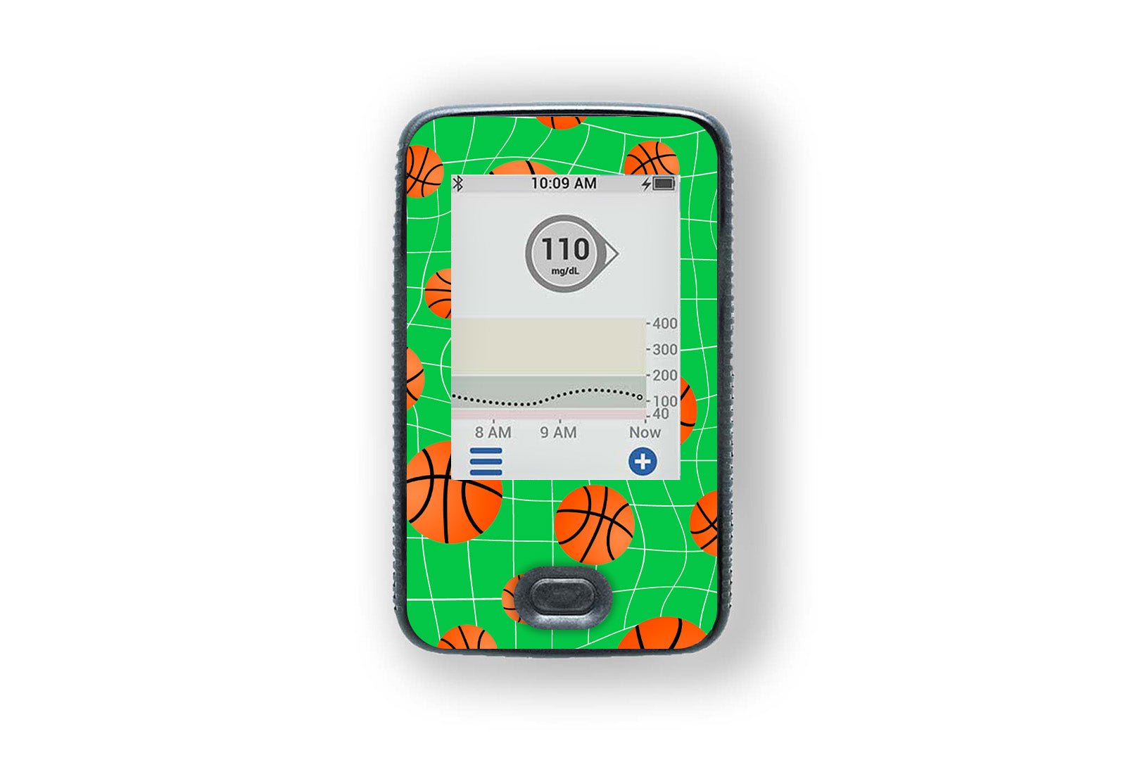 Basketball Sticker for Novopen 4, 5, 6, or Echo diabetes supplies and insulin pumps