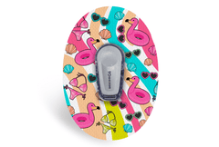Beach Vibes Patch - Dexcom G6 / One for Single diabetes supplies and insulin pumps