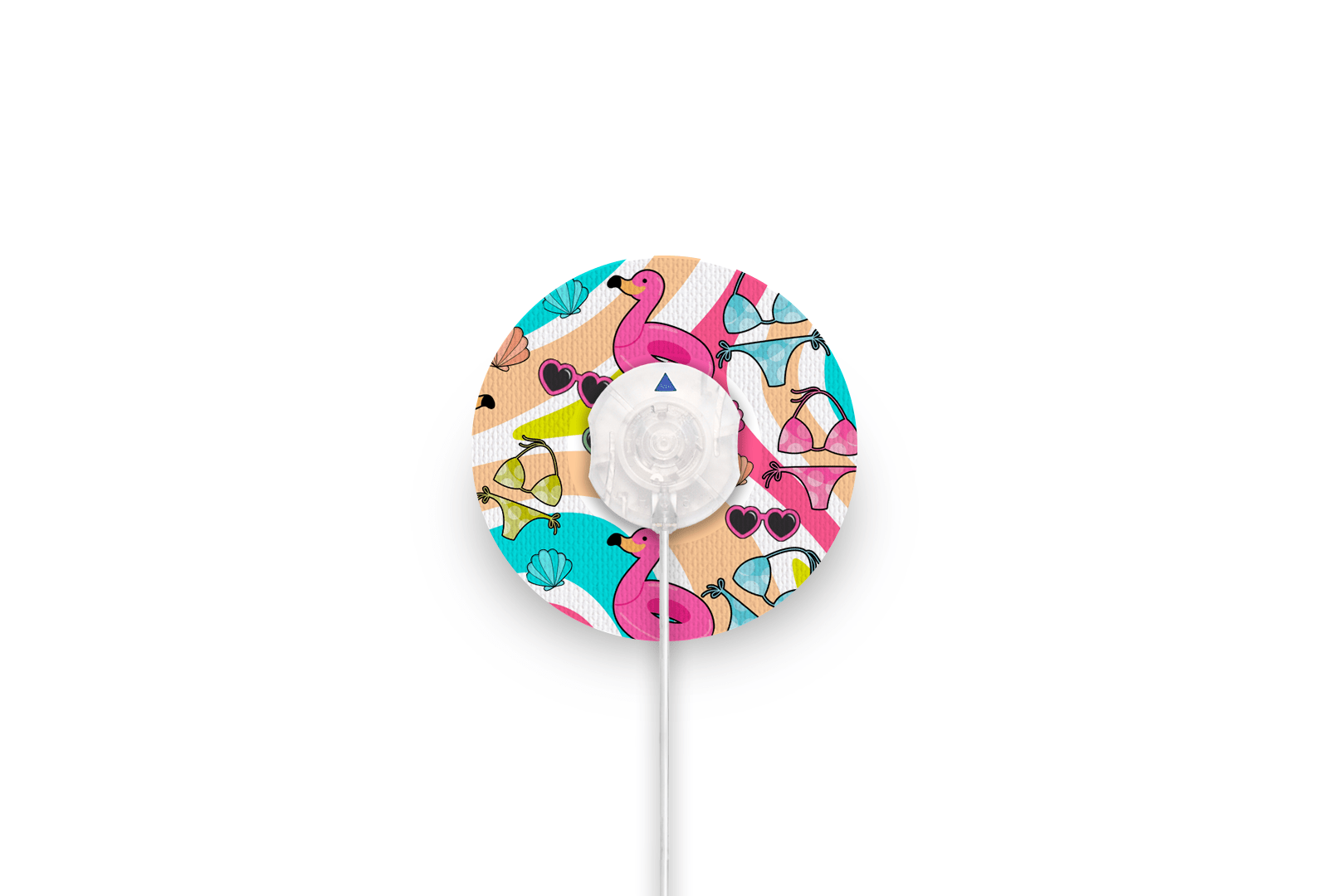 Beach Vibes Patch for Minimed QuickSet diabetes supplies and insulin pumps