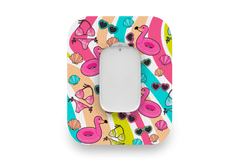 Beach Vibes Patch for Medtrum CGM diabetes supplies and insulin pumps