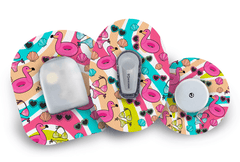 Beach Vibes Patch for Freestyle Libre 2 diabetes supplies and insulin pumps