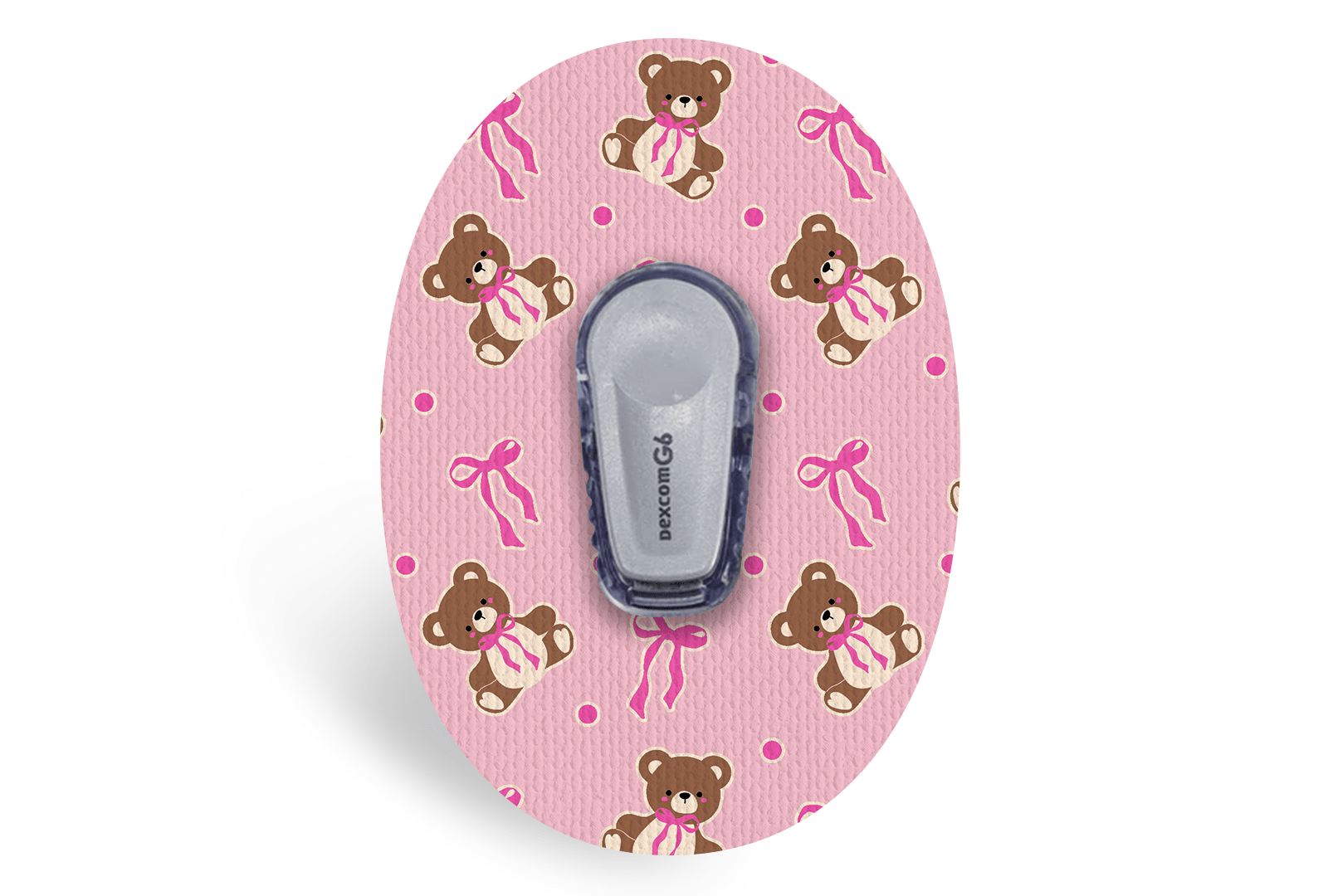 Bears and Bows Patch - Dexcom G6 / One for Single diabetes supplies and insulin pumps