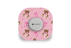 Bears and Bows Patch - Dexcom G7 / One+ for Single diabetes supplies and insulin pumps