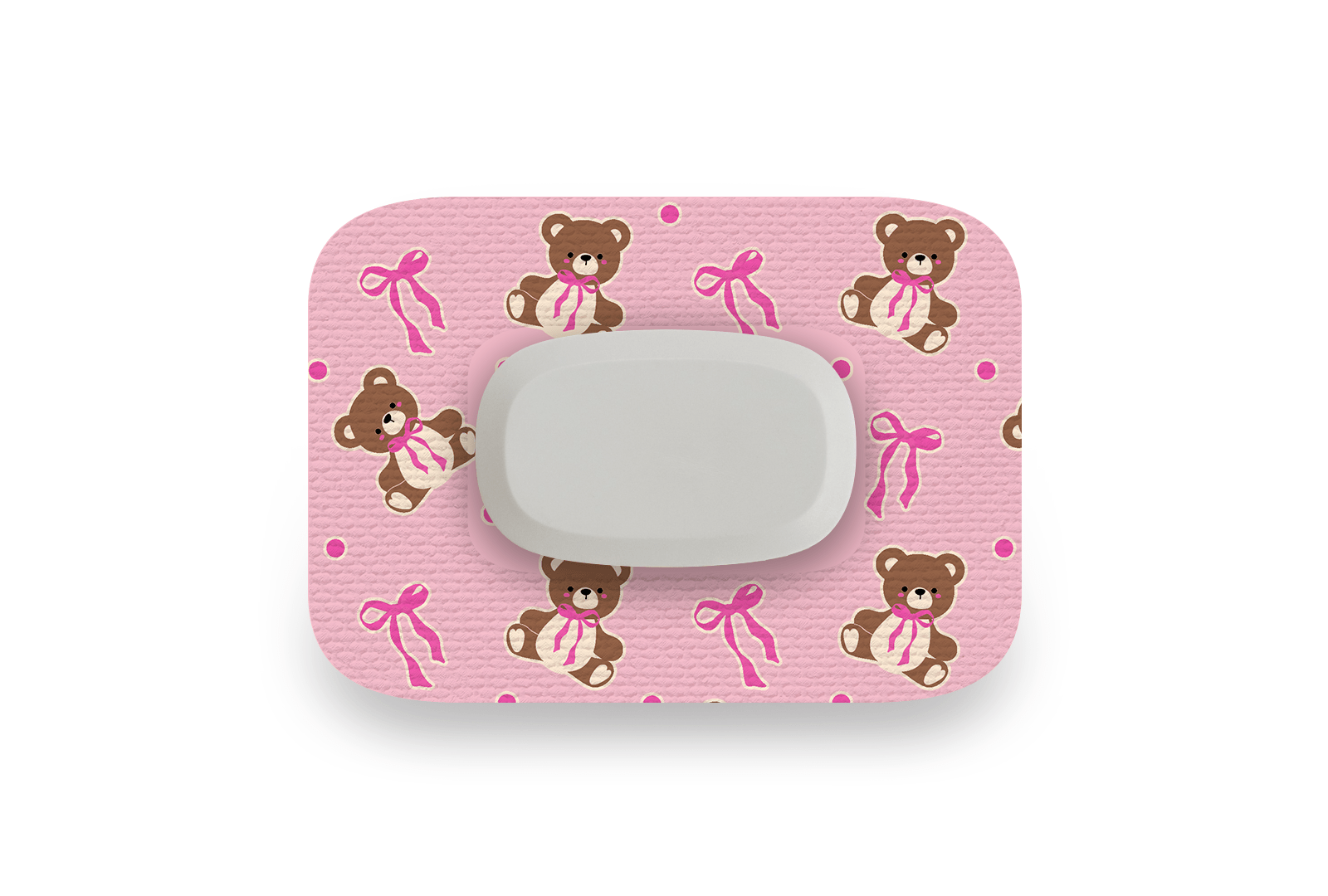 Bears and Bows Patch - GlucoRX Aidex for Single diabetes supplies and insulin pumps