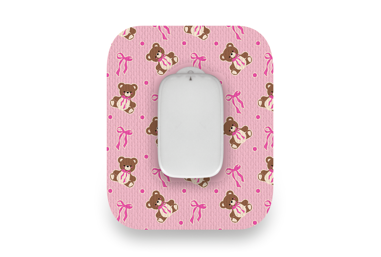 Bears and Bows Patch - Medtrum CGM for Single diabetes supplies and insulin pumps