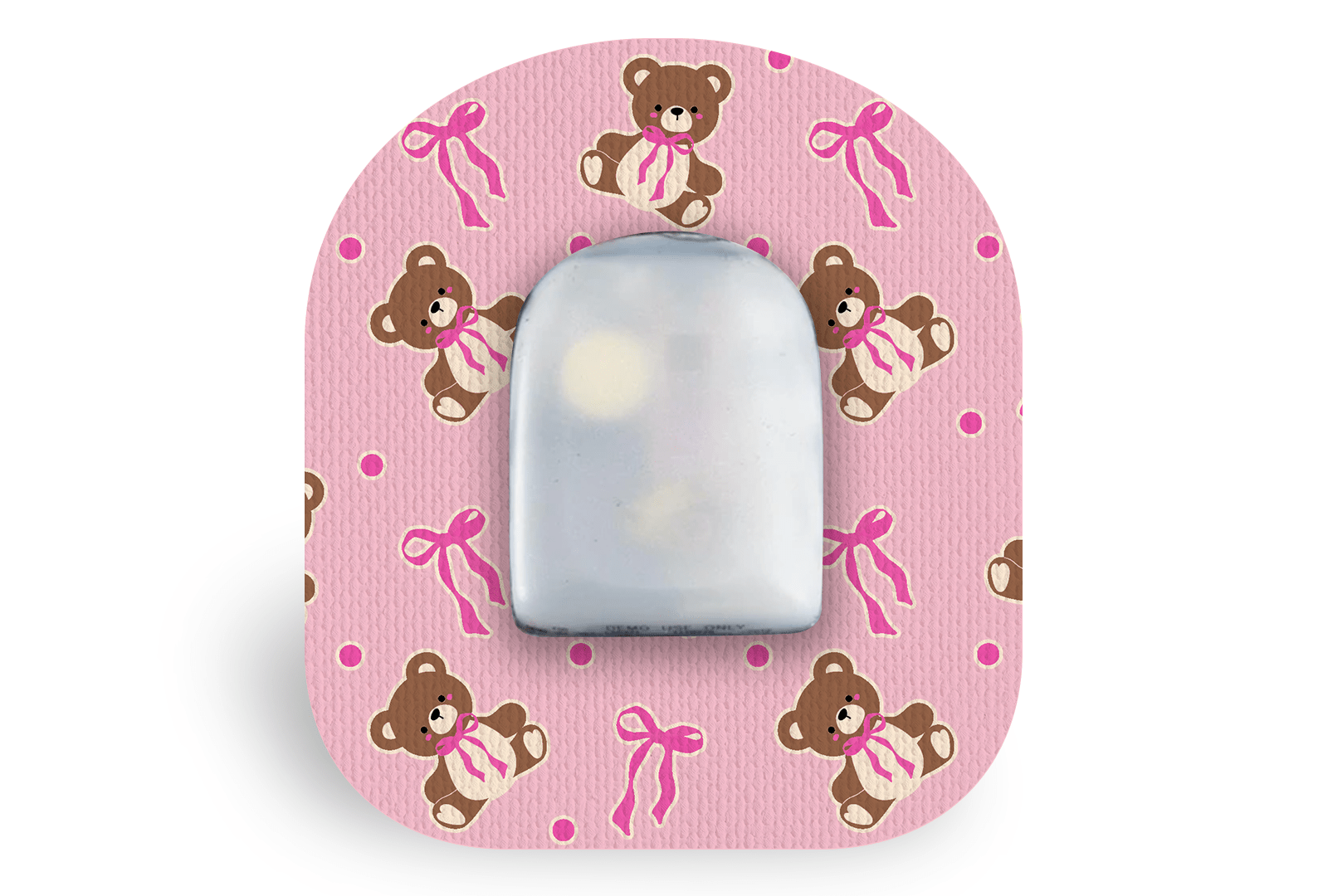 Bears and Bows Patch - Omnipod for Single diabetes supplies and insulin pumps