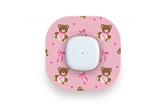 Bears and Bows Patch - Simplera for Single diabetes supplies and insulin pumps