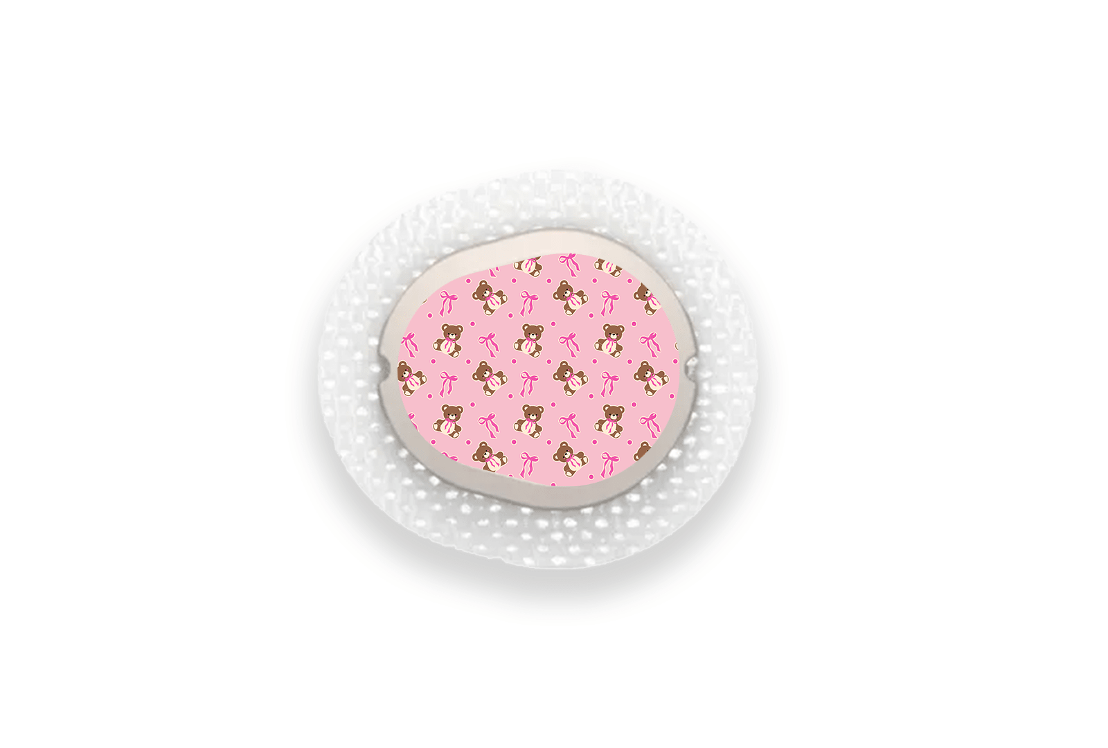 Bears and Bows Sticker for Dexcom G7 / One+ Sensor diabetes supplies and insulin pumps