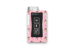 Bears and Bows Sticker for Ypsomed MyLife diabetes supplies and insulin pumps