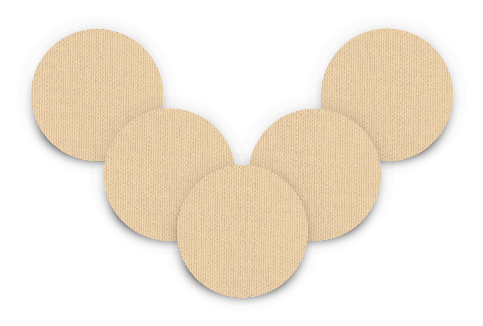 Beige Patch Pack for Generic Overpatch diabetes supplies and insulin pumps