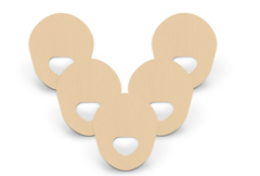 Beige Patch Pack for Guardian Enlite diabetes supplies and insulin pumps