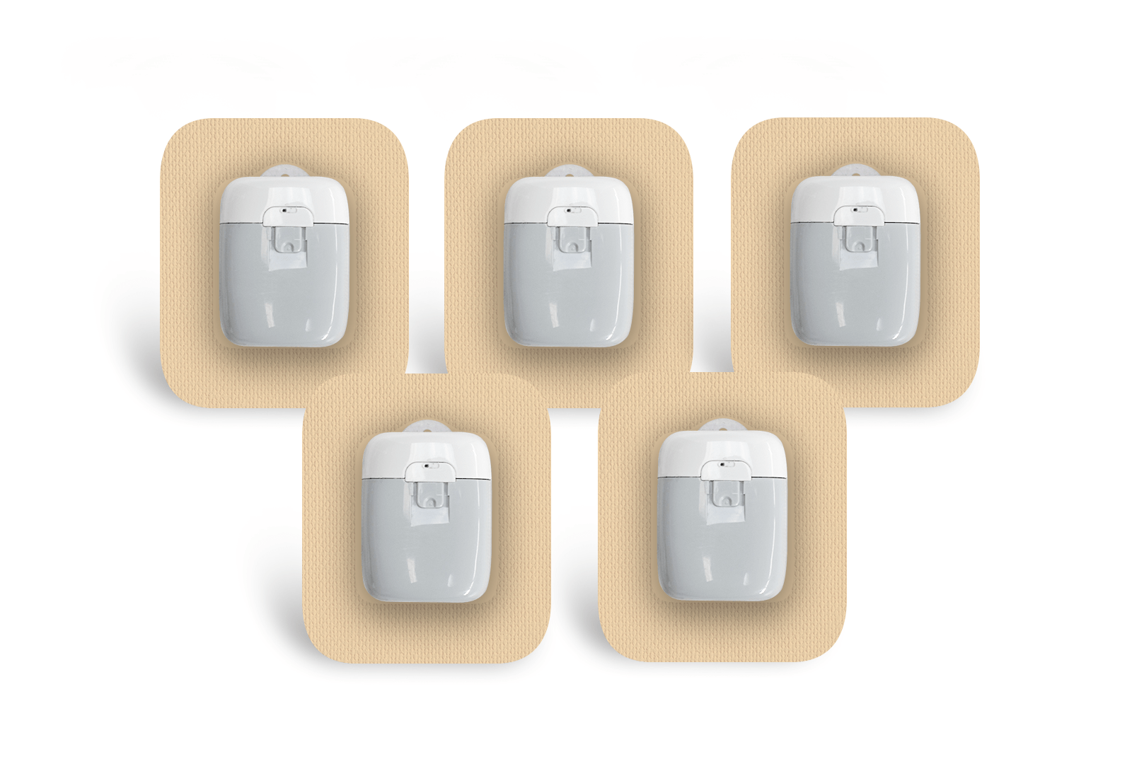 Beige Patch Pack for Medtrum Pump diabetes supplies and insulin pumps