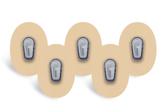 Beige Patch Pack for Dexcom G6 diabetes supplies and insulin pumps
