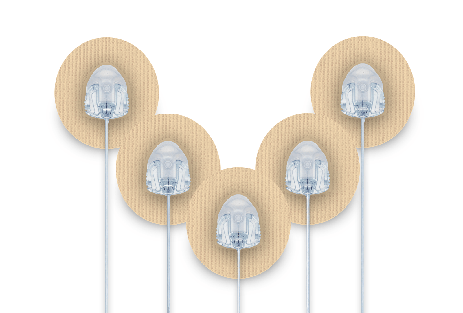 Beige Patch Pack for Autosoft 90 diabetes supplies and insulin pumps