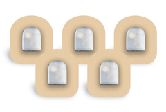 Beige Patch Pack for Omnipod diabetes supplies and insulin pumps