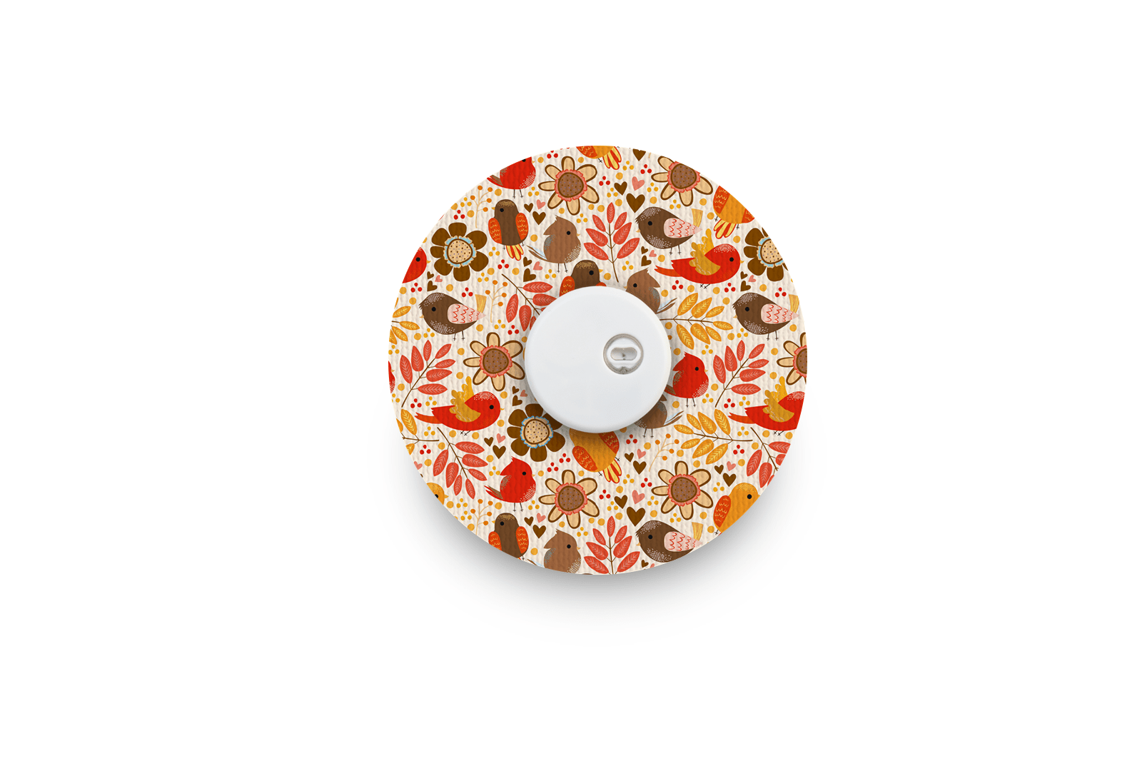 Birds & Flowers Patch - Libre 3 for Single diabetes supplies and insulin pumps