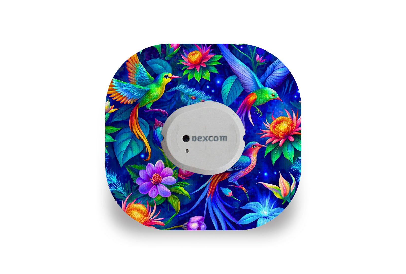 Birds In Paradise Patch - Dexcom G7 / One+ for Single diabetes supplies and insulin pumps