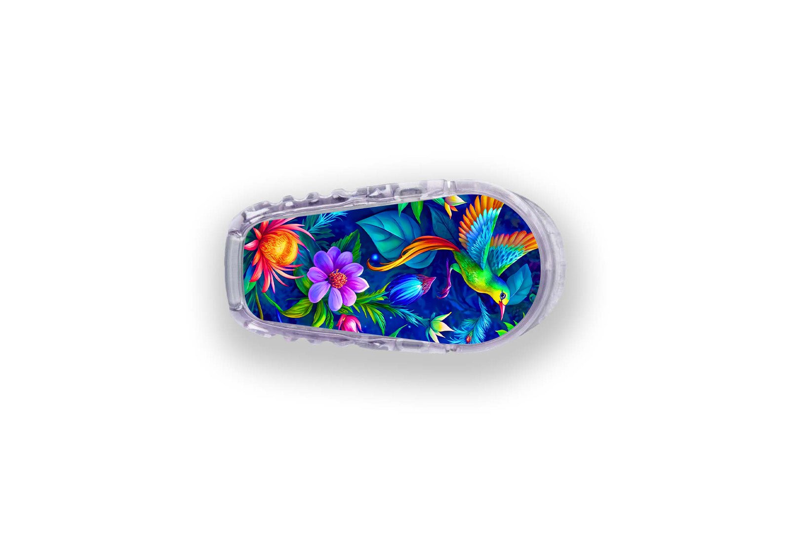 Birds In Paradise Sticker for Novopen 4, 5, 6, or Echo diabetes supplies and insulin pumps