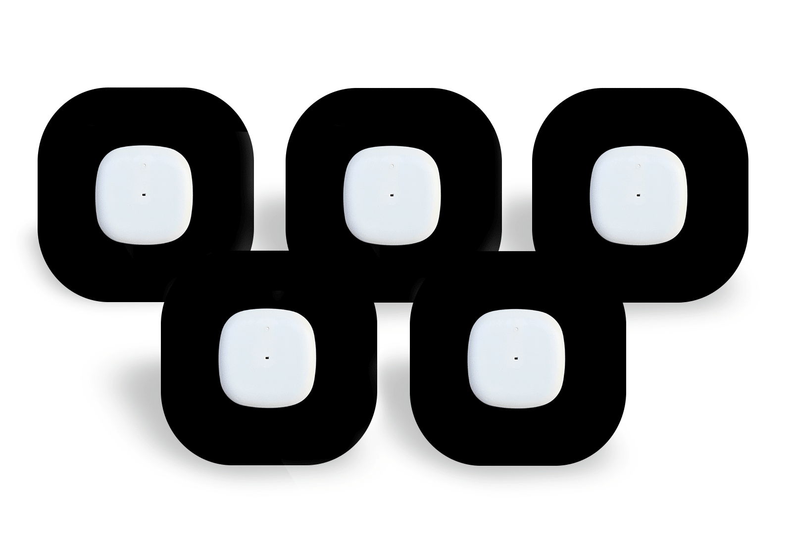 Black Classic Pack for Freestyle Libre diabetes supplies and insulin pumps