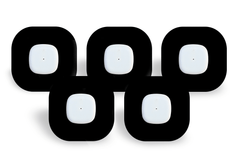 Black Classic Pack for Freestyle Libre diabetes supplies and insulin pumps