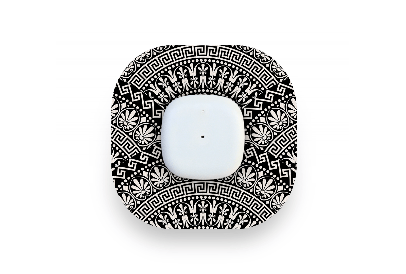 Black Pattern Patch - Simplera for Single diabetes supplies and insulin pumps