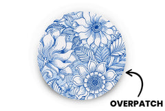 Blue Beauty Patch - Overpatches for Single diabetes supplies and insulin pumps
