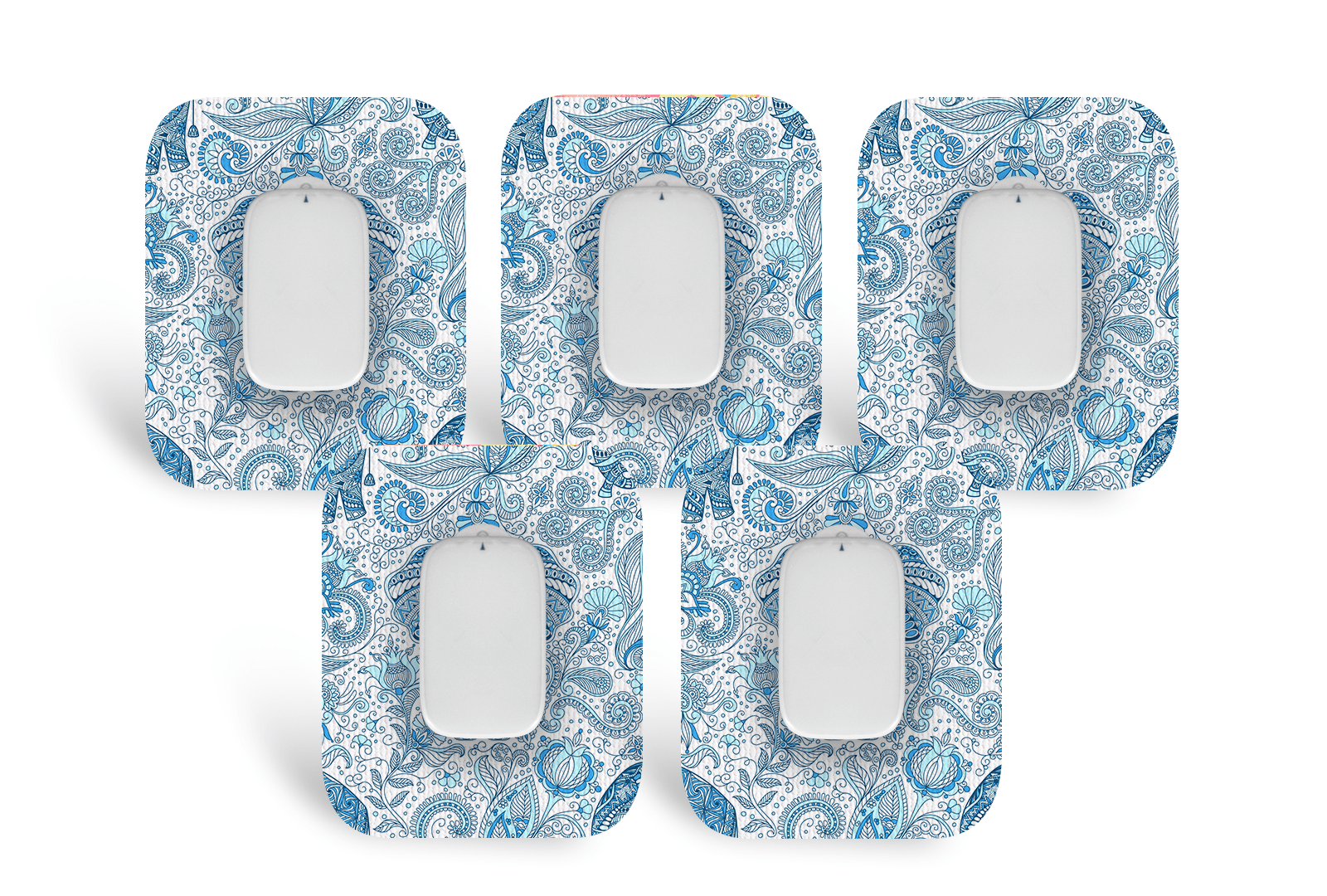 Blue Elephant Patch Pack for Medtrum CGM - 5 - Pack diabetes supplies and insulin pumps