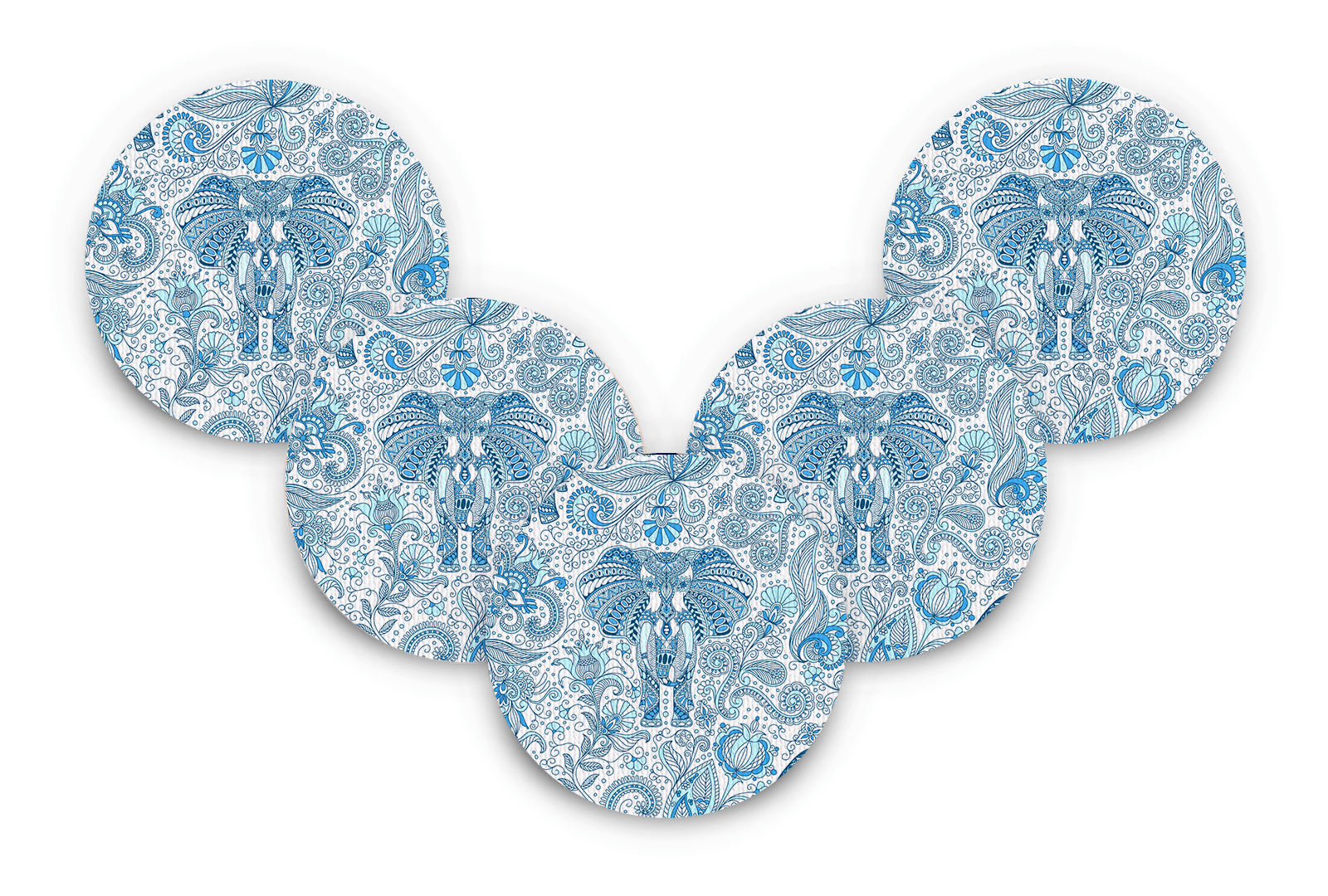 Blue Elephant Patch Pack for Generic Overpatch - 5 Pack diabetes supplies and insulin pumps