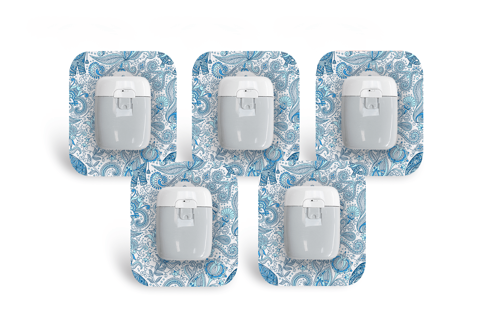 Blue Elephant Patch Pack for Medtrum Pump - 5 - Pack diabetes supplies and insulin pumps