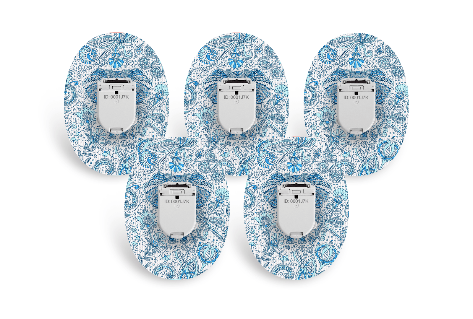 Blue Elephant Patch Pack for Glucomen Day - 5 - Pack diabetes supplies and insulin pumps