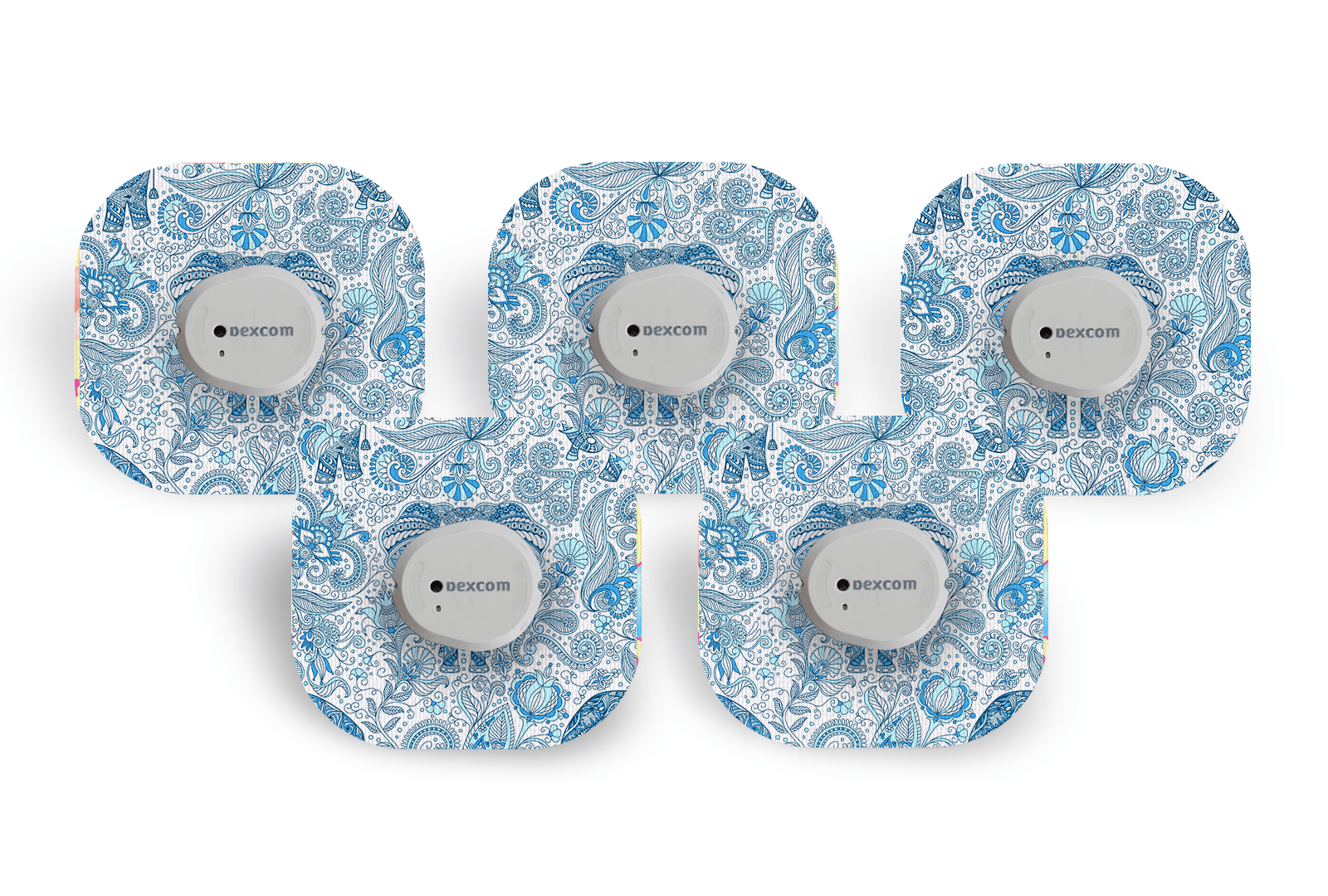 Blue Elephant Patch Pack for Generic Overpatch - 5 Pack diabetes supplies and insulin pumps