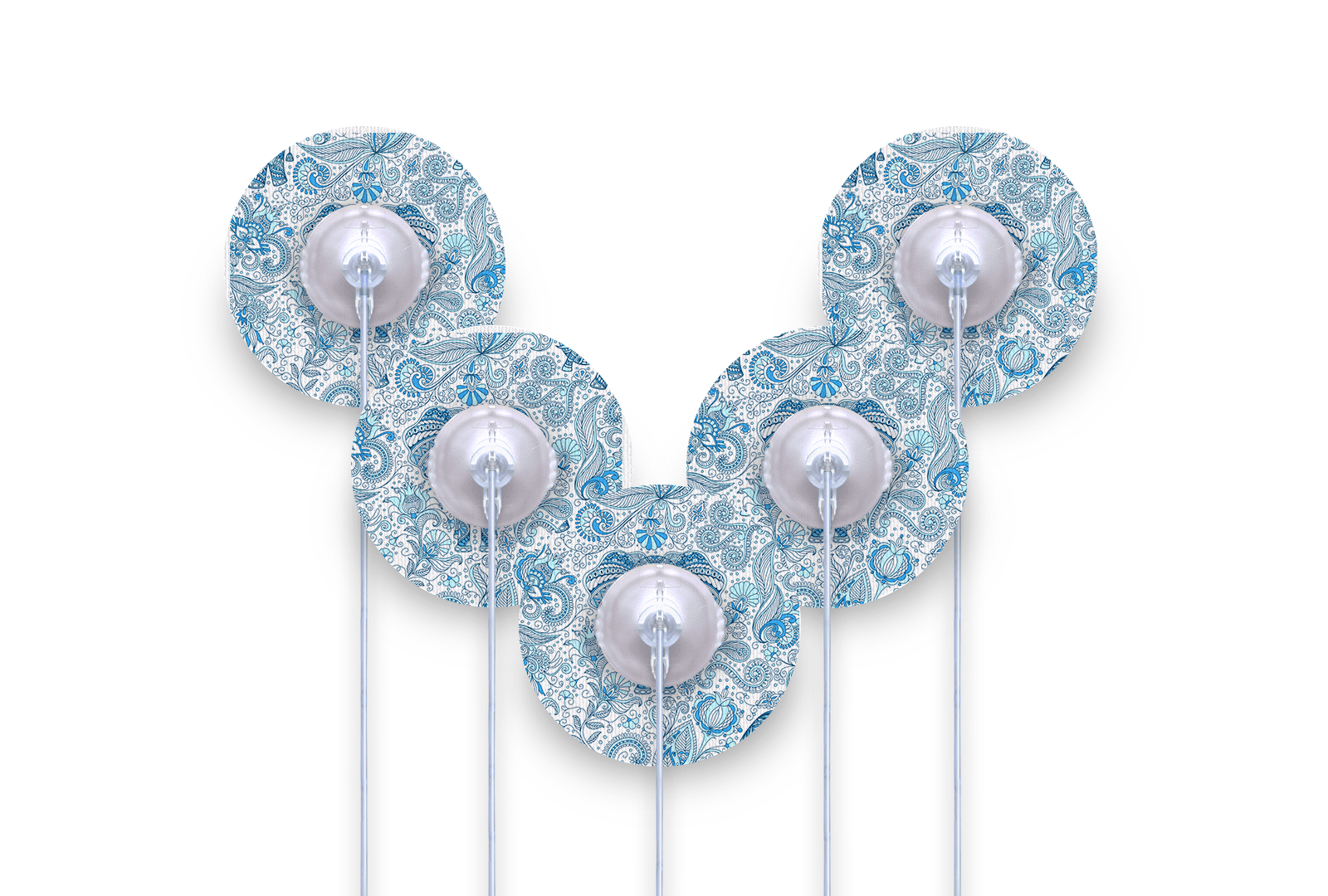 Blue Elephant Patch Pack for Ypsomed Mylife Orbit - 5 - Pack diabetes supplies and insulin pumps