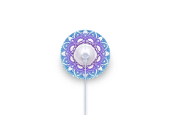 Blue Mandala Patch for mylife Orbit diabetes supplies and insulin pumps