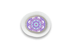 Blue Mandala Sticker for Novopen 4, 5, 6, or Echo diabetes supplies and insulin pumps
