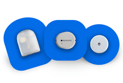 Blue Patch for Freestyle Libre 2 diabetes supplies and insulin pumps