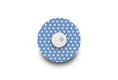 Blue Polka Dot Patch for Freestyle Libre 3 diabetes supplies and insulin pumps