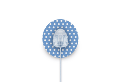Blue Polka Dot Patch for Freestyle Libre 3 diabetes supplies and insulin pumps