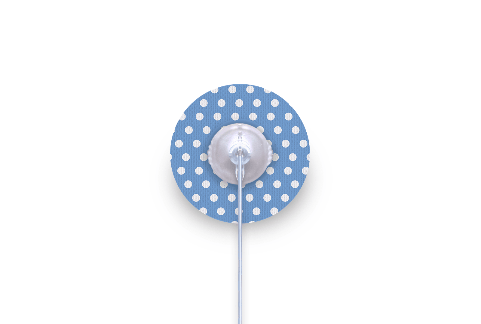 Blue Polka Dot Patch for Freestyle Libre 3 diabetes supplies and insulin pumps